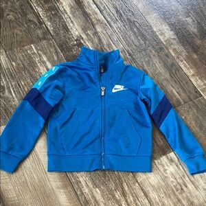 Nike Boys 2T Vibrant Blue Track Jacket